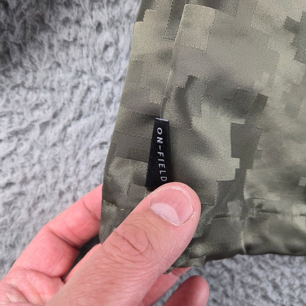 Nike Chicago Bears Jacket Men Medium Green Digi Camo Salute To Service NFL Coach - Picture 15 of 15
